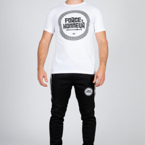 T-shirt blanc logo Force & Honneur Brand 5