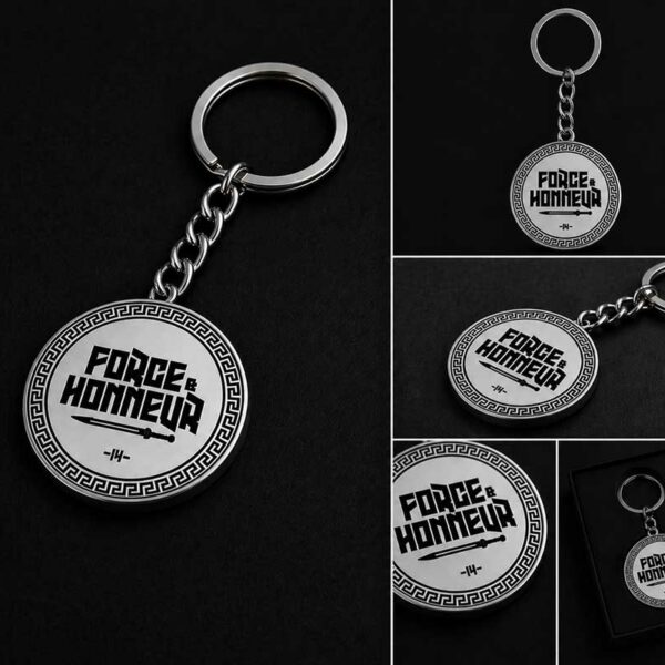 Porte-clés Force & Honneur