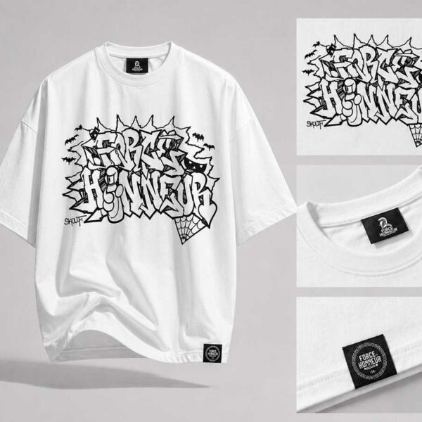 T-shirt blanc Force & Honneur by Skout TPK
